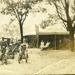 This is the GroMor display at the Ohio State Fair around 1923. This is Frank Held's 2 sons, Clarance and Oliver pushing the GroMors. 
