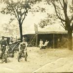 This is the GroMor display at the Ohio State Fair around 1923. This is Frank Held's 2 sons, Clarance and Oliver pushing the GroMors. 
